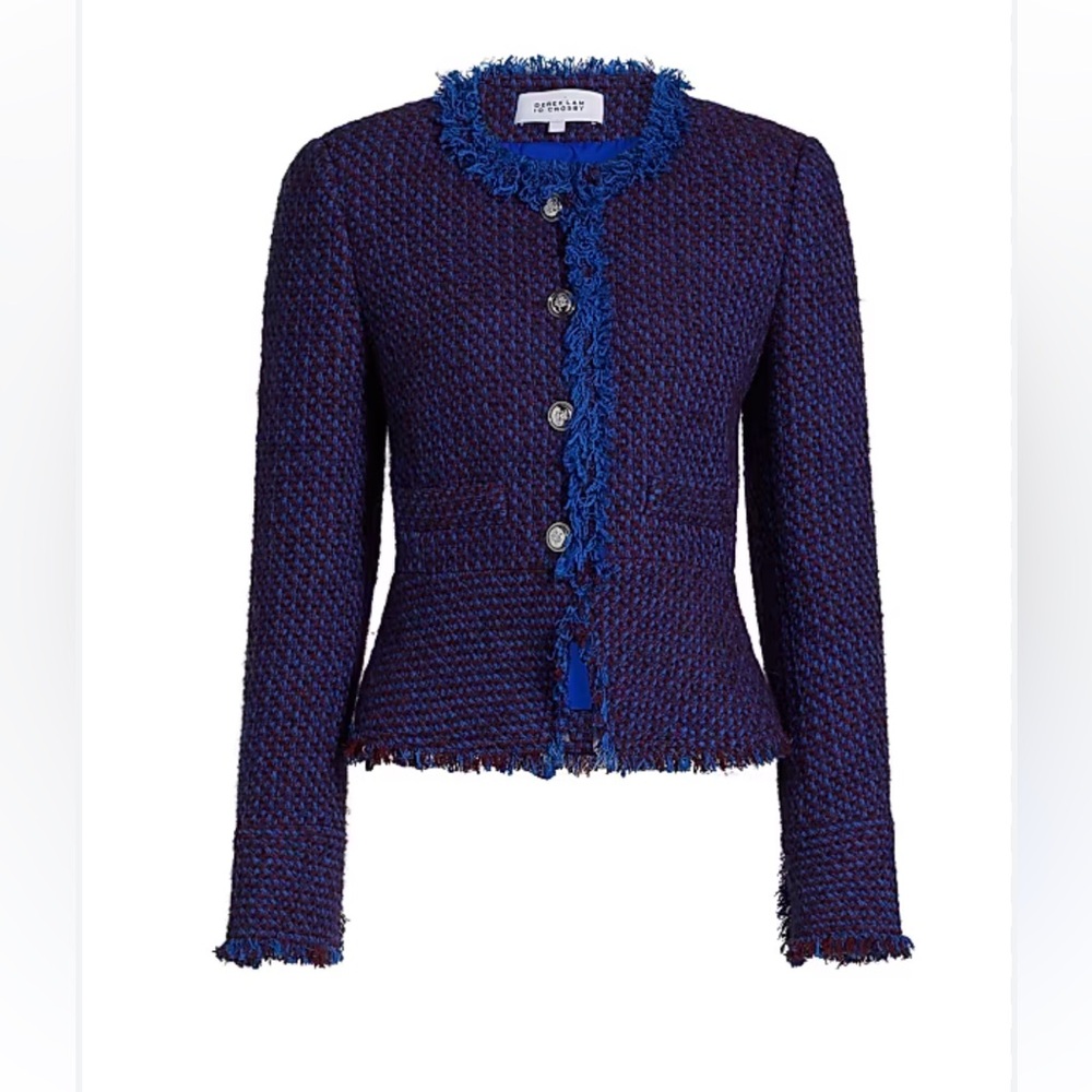 New women’s Derek Lam 10 Crosby Tweed Blazer size 2